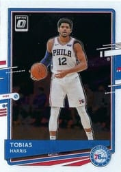 2020-21 Donruss Optic Base Set Tobias Harris #145 card