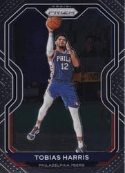 2020-21 Panini Prizm Base Set Tobias Harris #202 card