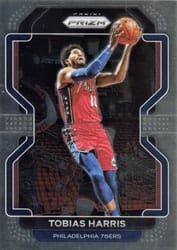 2021-22 Panini Prizm Base Set Tobias Harris #145 card