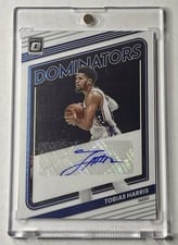 2022-23 Donruss Optic Dominators Signatures Tobias Harris #DS-TBH card