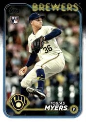 2024 Topps Update Base Set Tobias Myers #US299 card