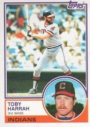 1983 Topps Base Set Toby Harrah #480 card