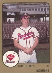 1988 ProCards Base Set Todd Dewey #4 card