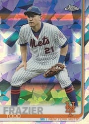 2019 Topps Chrome Sapphire Edition Base Set Todd Frazier #205 card