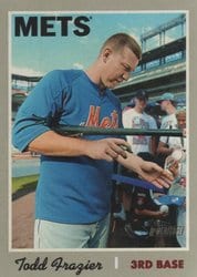 2019 Topps Heritage Base Set Todd Frazier #214 card