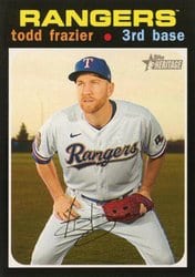 2020 Topps Heritage Base Set Todd Frazier #592 card