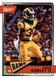 2018 Panini Classics Base Set Todd Gurley II #90 card
