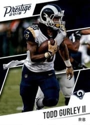 2018 Panini Prestige Base Set Todd Gurley II #183 card