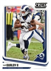 2018 Score Base Set Todd Gurley II #167 card
