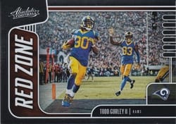 2019 Panini Absolute Red Zone Todd Gurley II #2 card