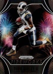2019 Panini Prizm Fireworks Todd Gurley II #20 card