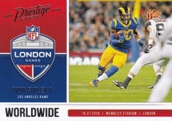2020 Panini Prestige Worldwide Todd Gurley II #WW-TG card