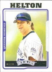 2005 Topps Base Set Todd Helton #385 card
