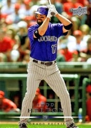 2008 Upper Deck Base Set Todd Helton #247 card
