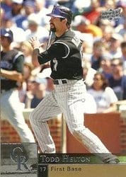 2009 Upper Deck Base Set Todd Helton #626 card