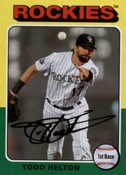 2019 Topps Archives Base Set Todd Helton #175 card