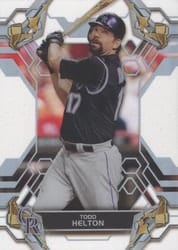 2019 Topps High Tek Base Set Todd Helton #80 card