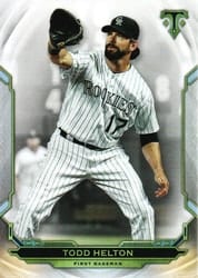 2019 Topps Triple Threads Base Set Todd Helton #3 card