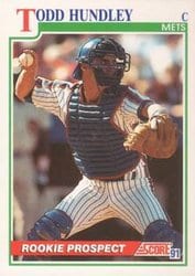 1991 Score Base Set Todd Hundley #340 card