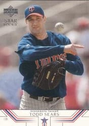 2002 Upper Deck Base Set Todd Sears #17 card