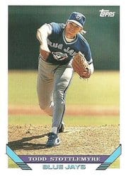 1993 Topps Base Set Todd Stottlemyre #23 card
