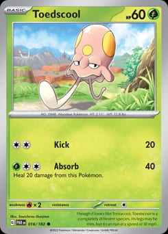 Paradox Rift Toedscool #16 card