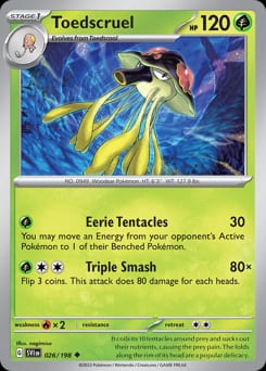 Scarlet & Violet Toedscruel #26 card