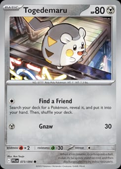 Phantasmal Flames Togedemaru #73 card