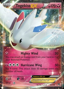 2016 BREAKpoint Togekiss-EX #83 card