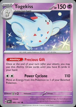 Obsidian Flames Togekiss #85 card