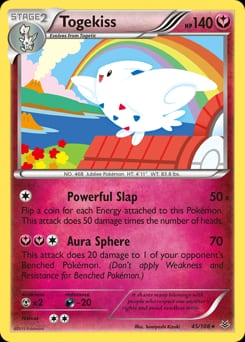 Roaring Skies Togekiss #45 card