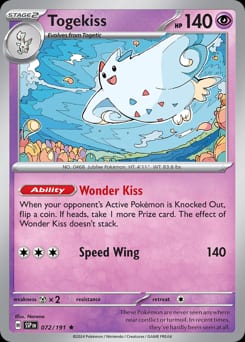 Surging Sparks Togekiss #72 card