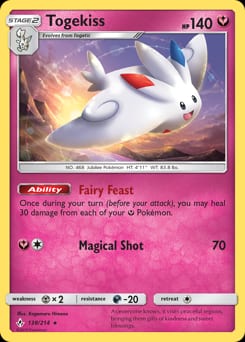 Unbroken Bonds Togekiss #138 card