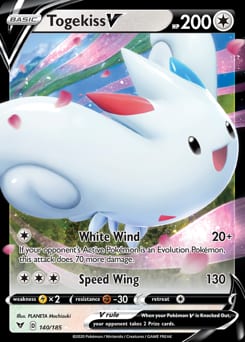 Vivid Voltage Togekiss V #140 card