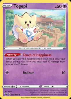 Astral Radiance Togepi #55 card