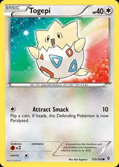 Boundaries Crossed Togepi #110 card