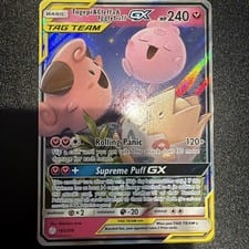 2019 Cosmic Eclipse Togepi & Cleffa & Igglybuff-GX #143 card