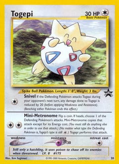Wizards Black Star Promos Togepi #30 card