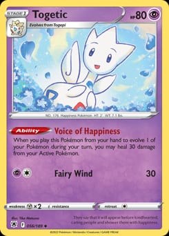 2022 Astral Radiance Togetic #56 card