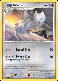 2008 Great Encounters Togetic #55 card