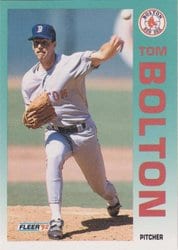 1992 Fleer Base Set Tom Bolton #33 card