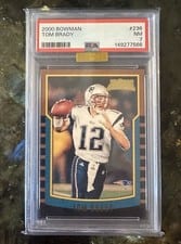 Tom Brady 2000 Bowman card