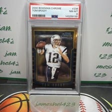 2000 Bowman Chrome Tom Brady #236 card