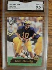 Tom Brady 2000 Press Pass card
