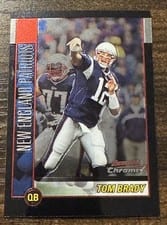 Tom Brady 2002 Bowman Chrome card