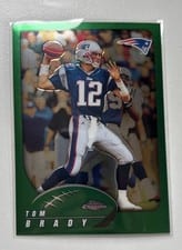Tom Brady 2002 Topps Chrome card