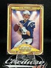 2013 Topps 4000 Yard Club tom brady #4 card