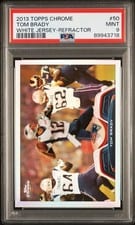 Tom Brady 2013 Topps Chrome card