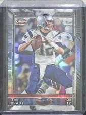 2015 Topps Chrome Tom Brady #50 card