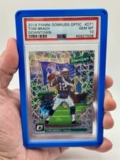 2018 Donruss Optic Downtown Tom Brady #DT-1 card